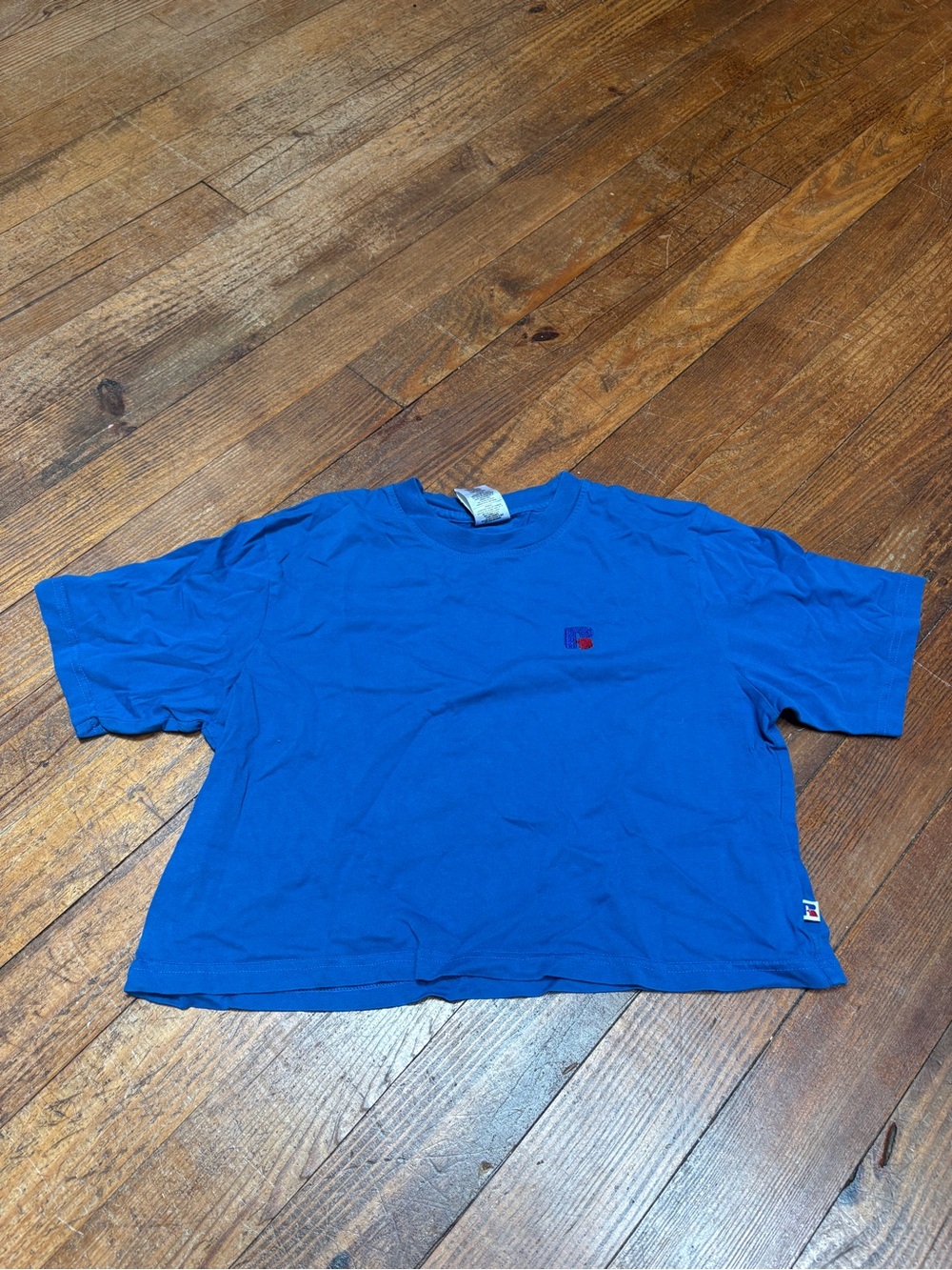 Russell Athletic Royal Blue T-Shirt with Red Logo